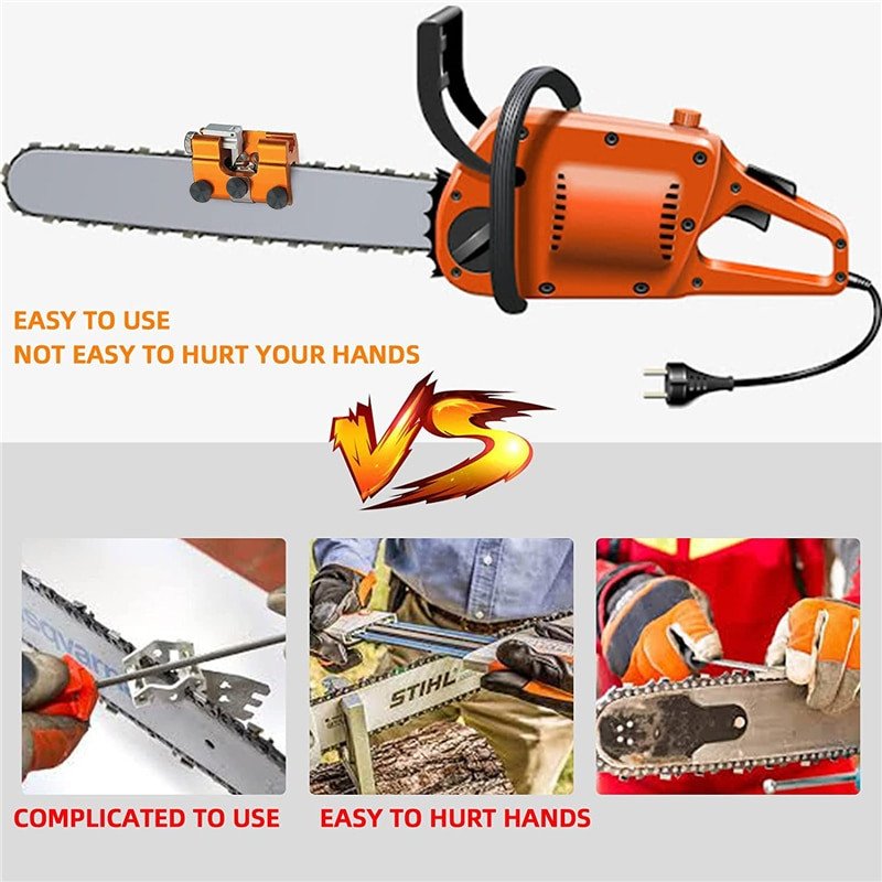 Chainsaw Chain Sharpening Jig