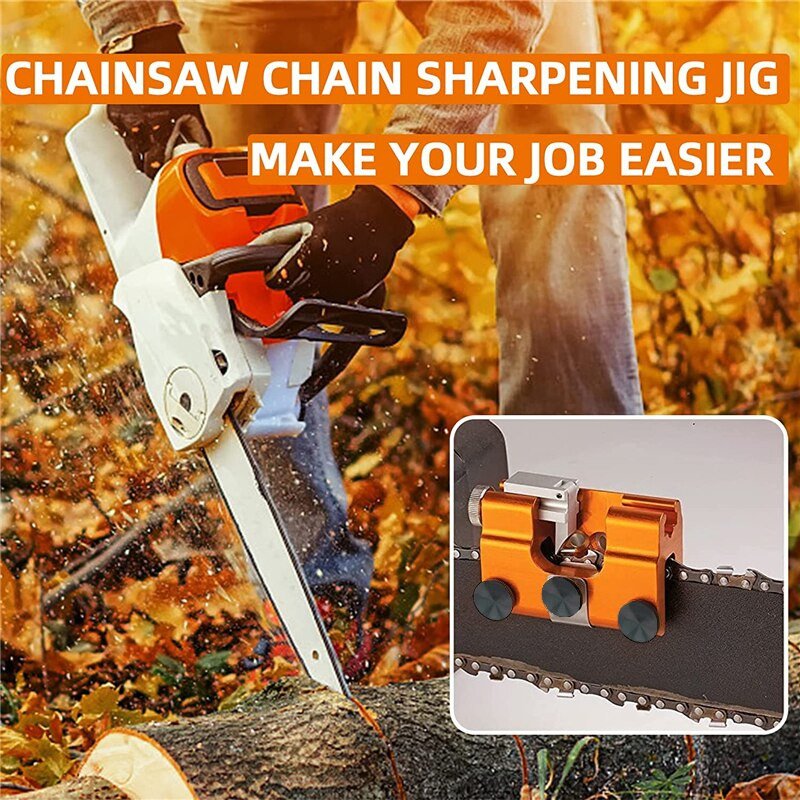 Chainsaw Chain Sharpening Jig