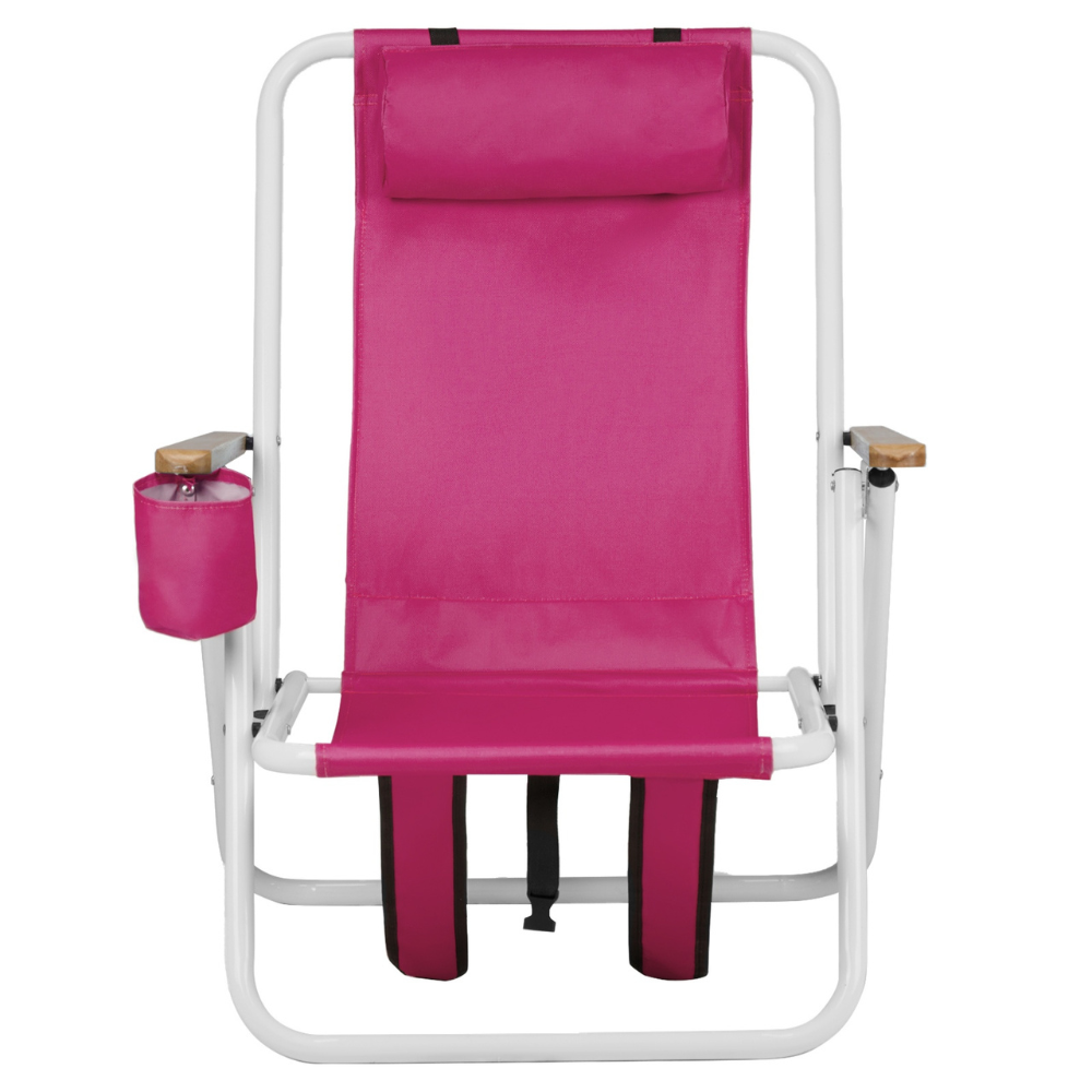 Deluxe Lightweight Foldable Reclining Portable Beach Lounge Chair