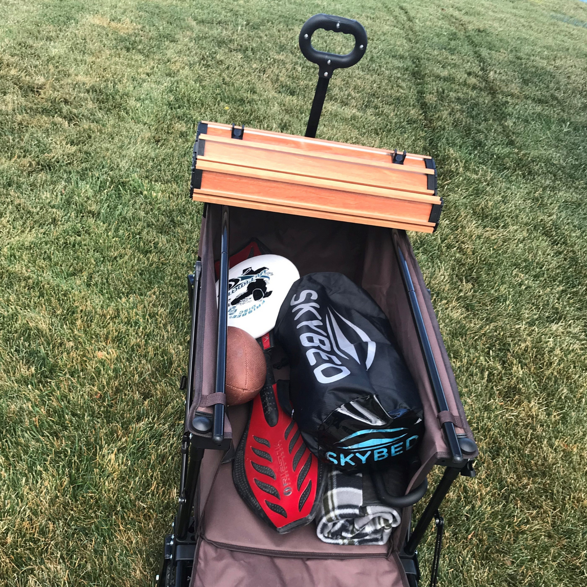 Collapsible Outdoor Lawn Garden Yard Wagon Planting Cart