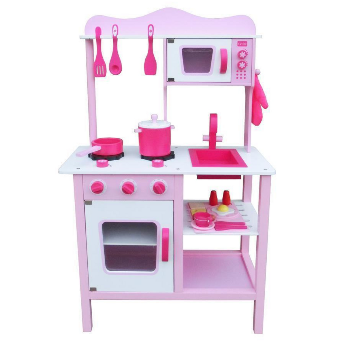 Premium Kids Pretend Play Room Kitchen Cooking Set