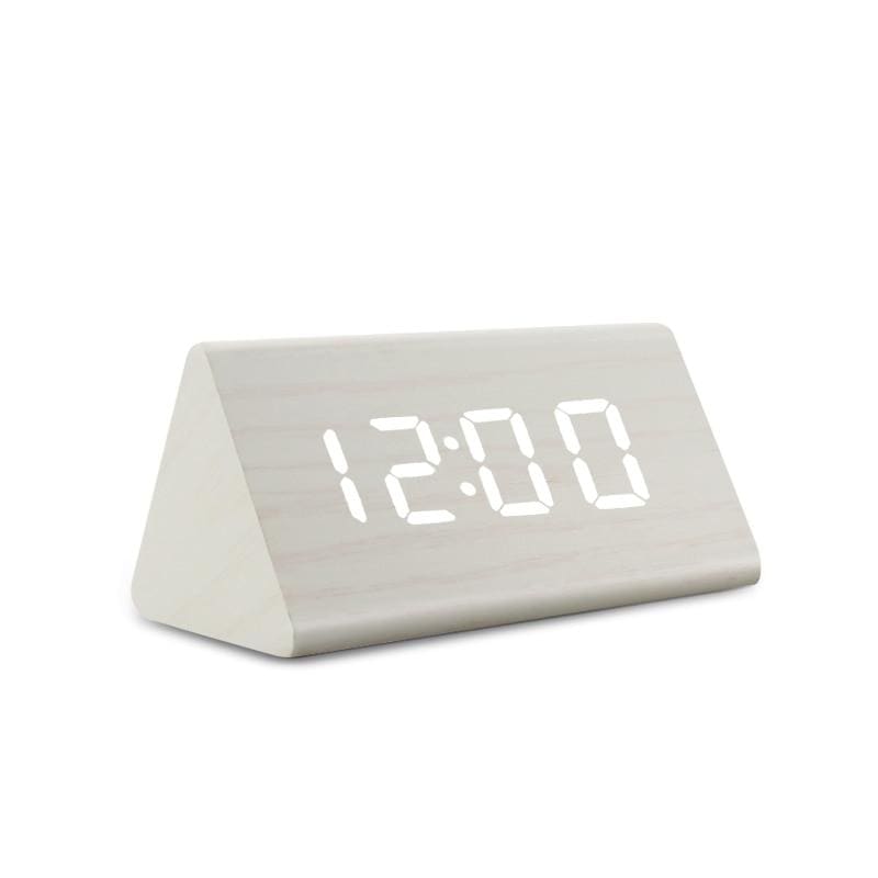 Digital Wooden Bamboo Alarm Clock