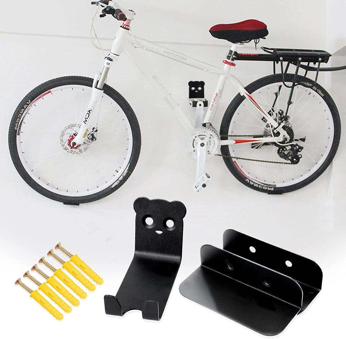 Bicycle Rack Wall Metal Hook Bicycle Mountain Bike Wall Bracket Wall Rack