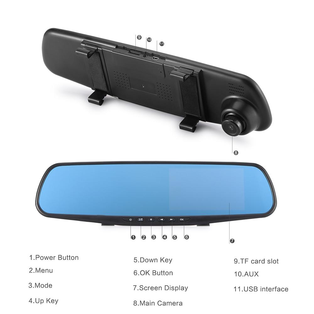 Rear view Mirror Dash Camera For Car