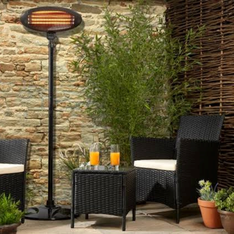 Premium Outdoor Hiland Electric Infrared Patio Heater 1500W