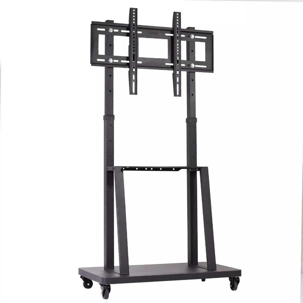 30"-80" Modern TV Stand Portable Rolling Rack with Wheels