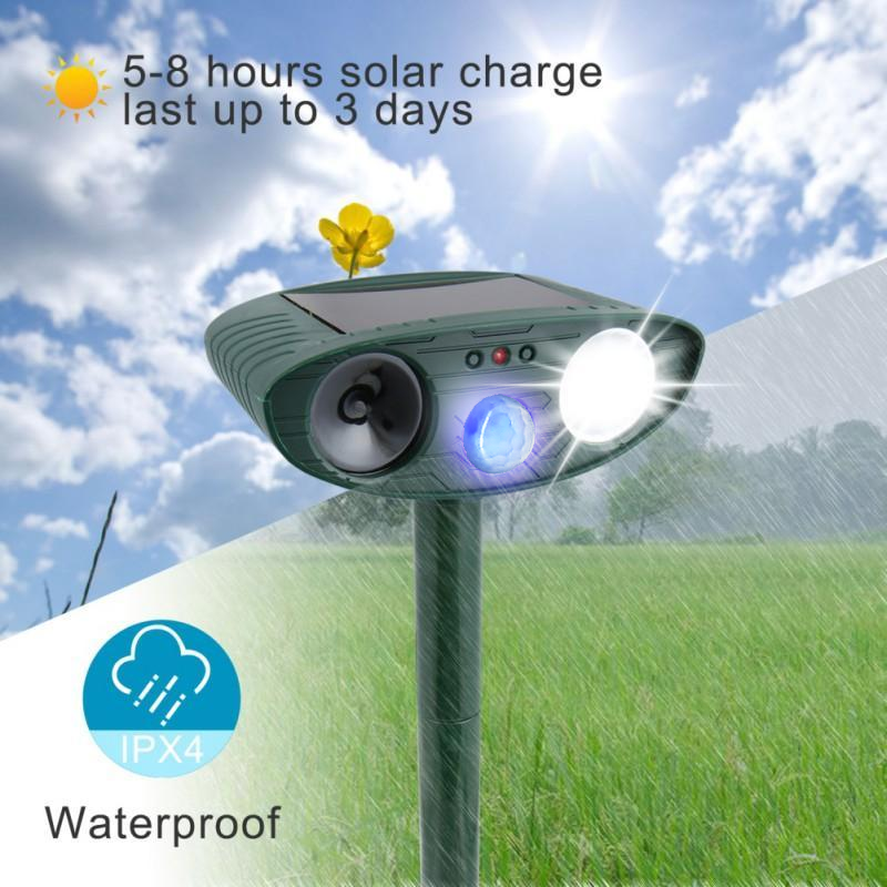 Ultrasonic Deer Repeller - Solar Powered