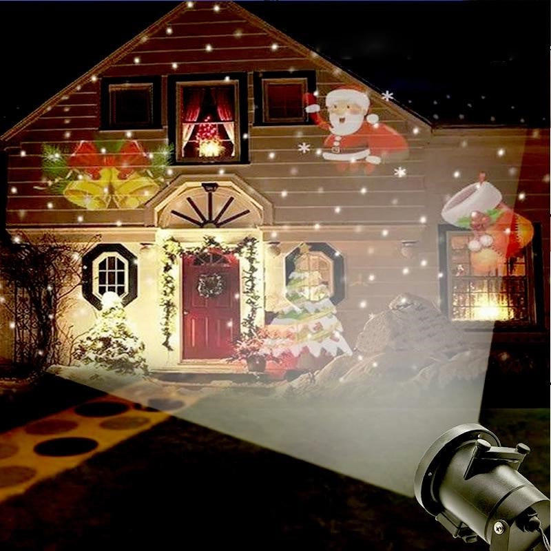 Animated Outdoor Christmas Holiday Laser Light Projector