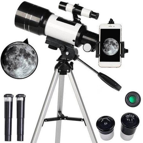 Professional Astronomical Telescope - Moon-Watching W/ Tripod Table Present - 150x Zoom