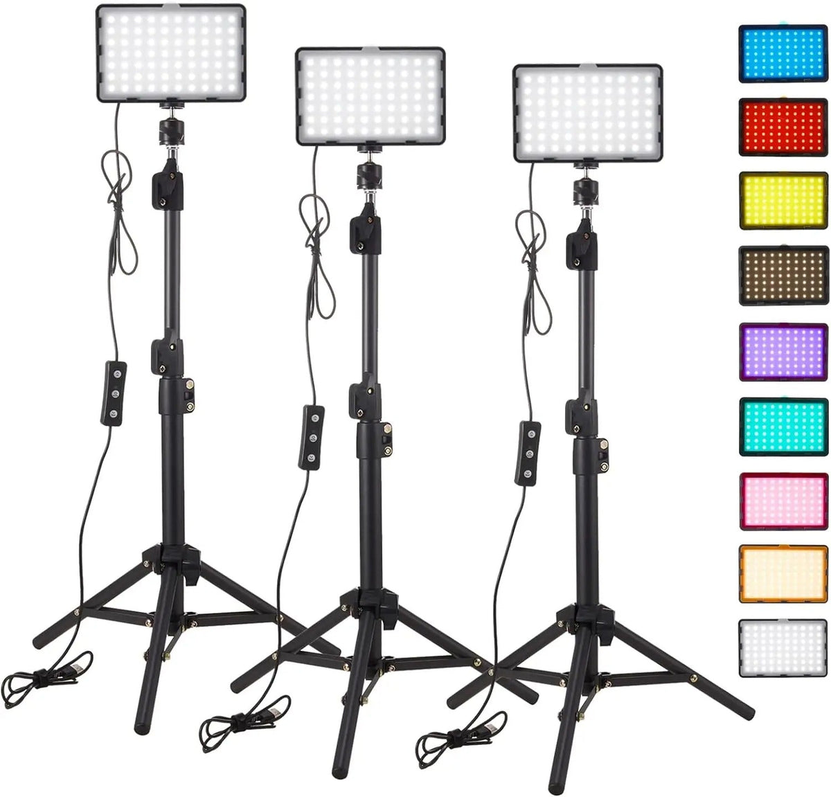 3-Pack Led Video Lights