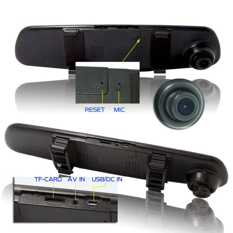 Rear view Mirror Dash Camera For Car