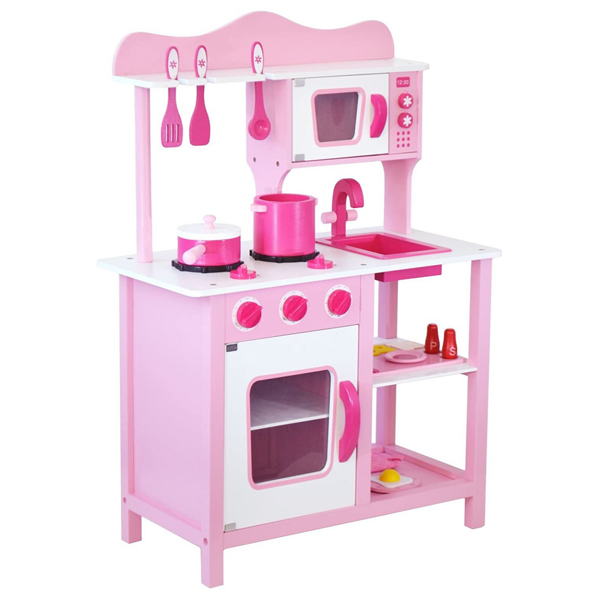 Premium Kids Pretend Play Room Kitchen Cooking Set