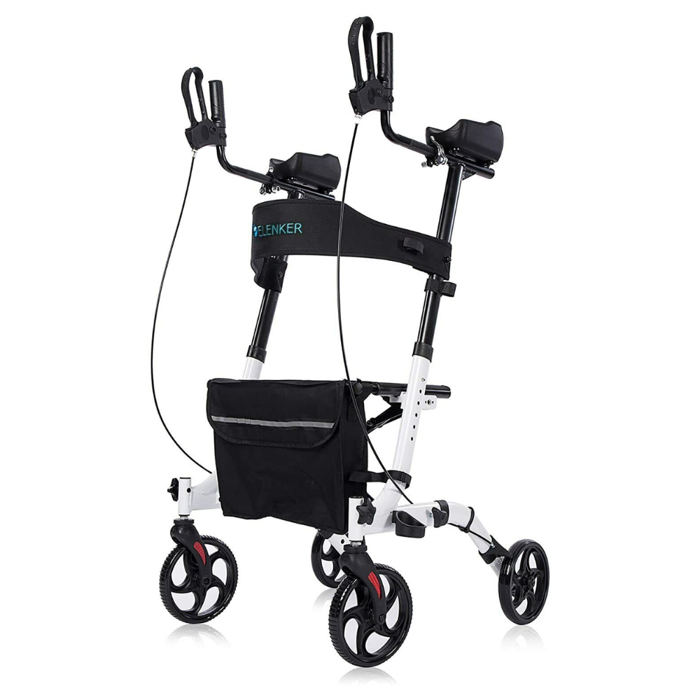 Senior Safety Stand Up Rollator Walker With Armrests