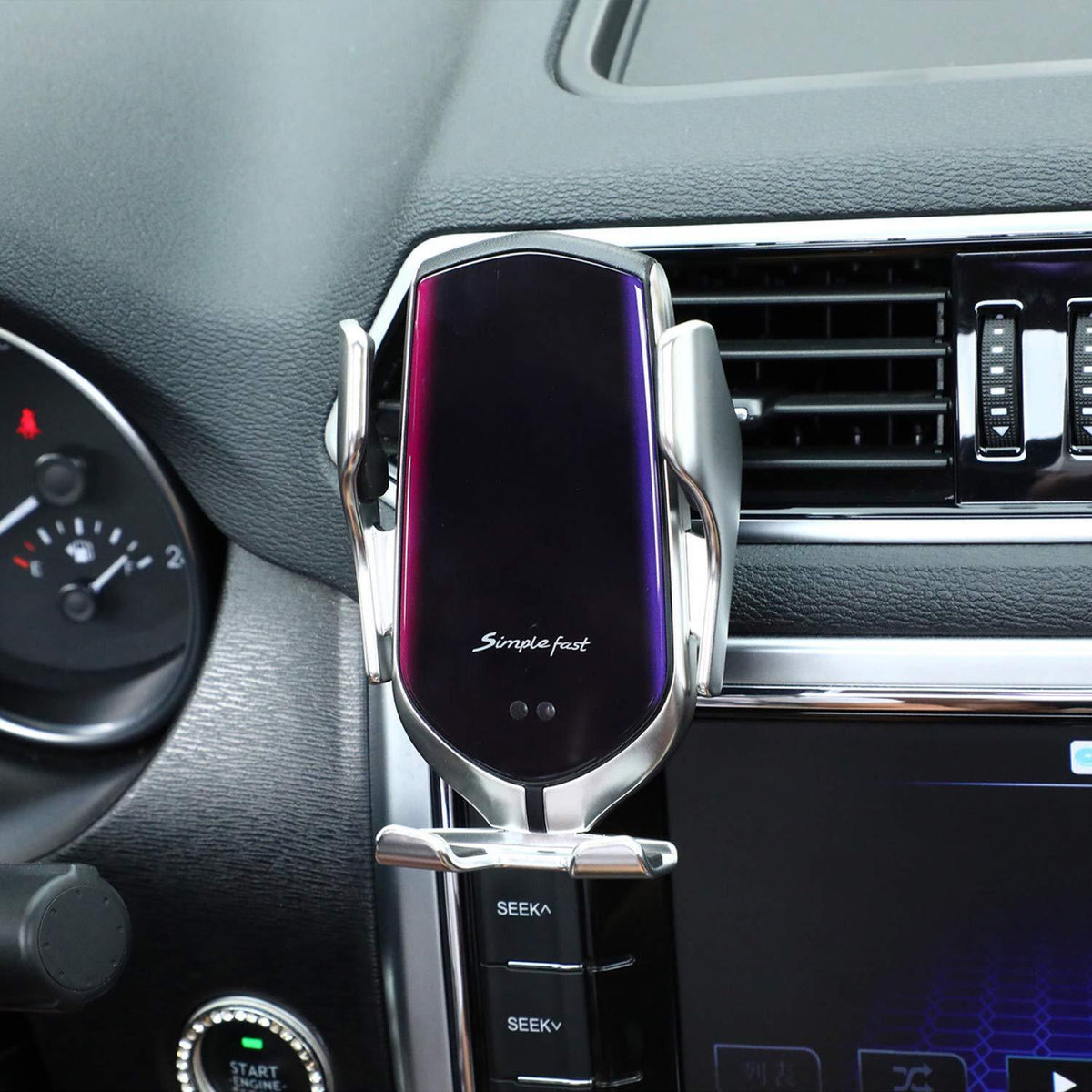 AUTOMATIC WIRELESS PHONE HOLDER CHARGER FOR CAR