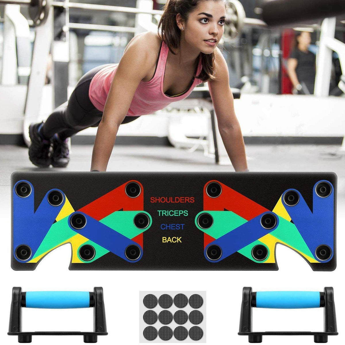 ULTIMATE 9 IN 1 PUSH UP BOARD HOME WORKOUT STATION96 reviews