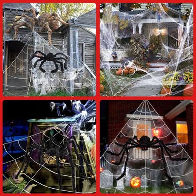 Spider Web Yard Decor Halloween Decorations