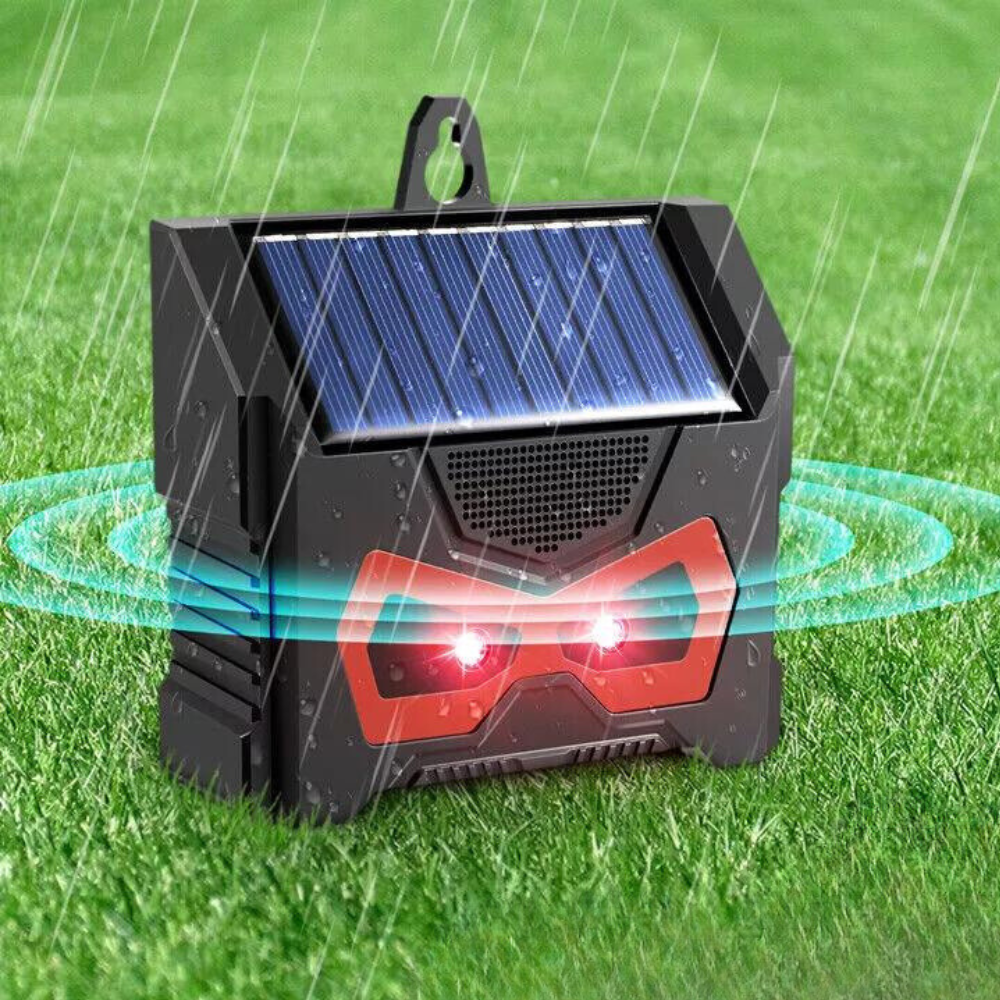 Ultrasonic Solar Pest Repeller Nocturnal Animal Deterrent