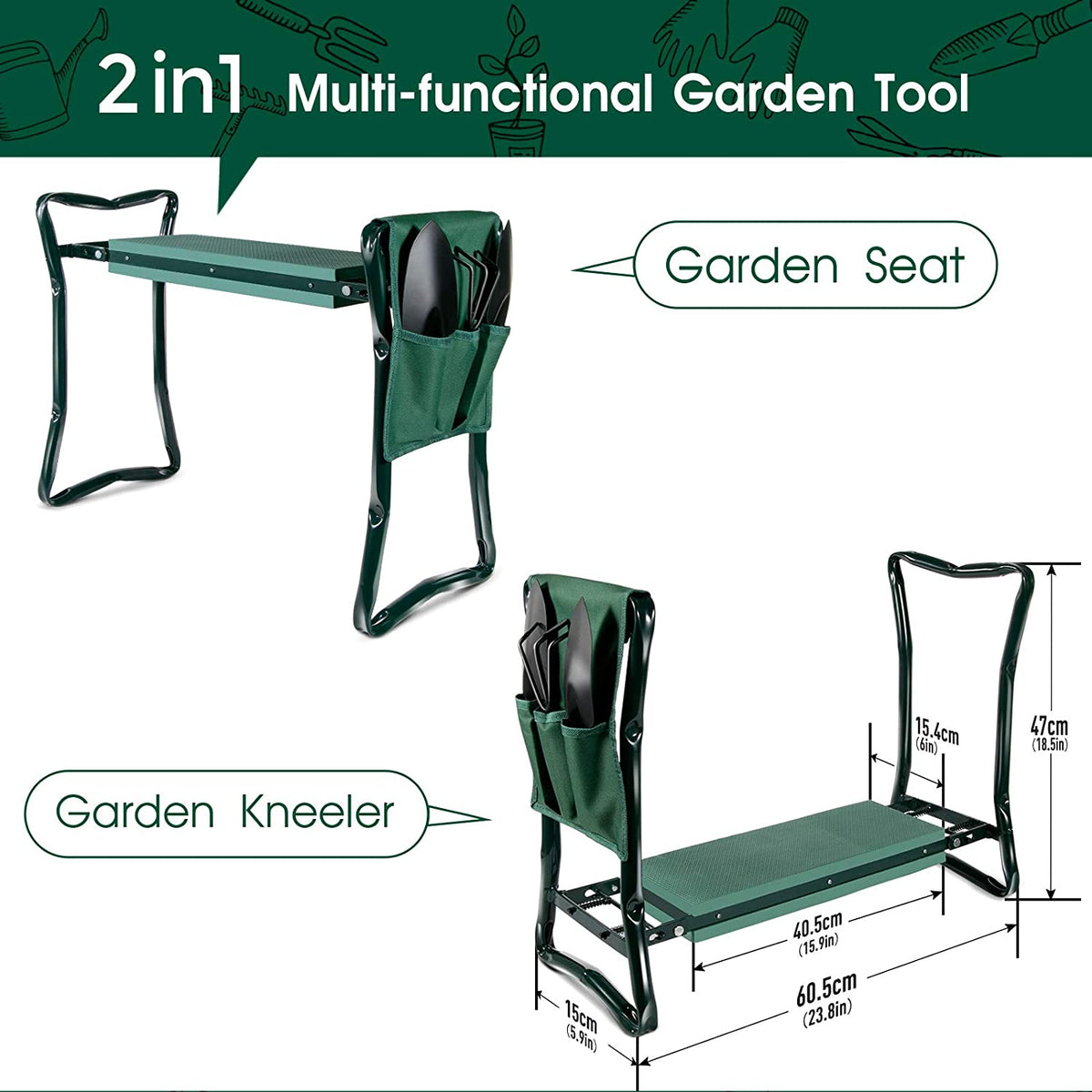 PREMIUM MULTI-FUNCTIONAL KNEELER & SEAT