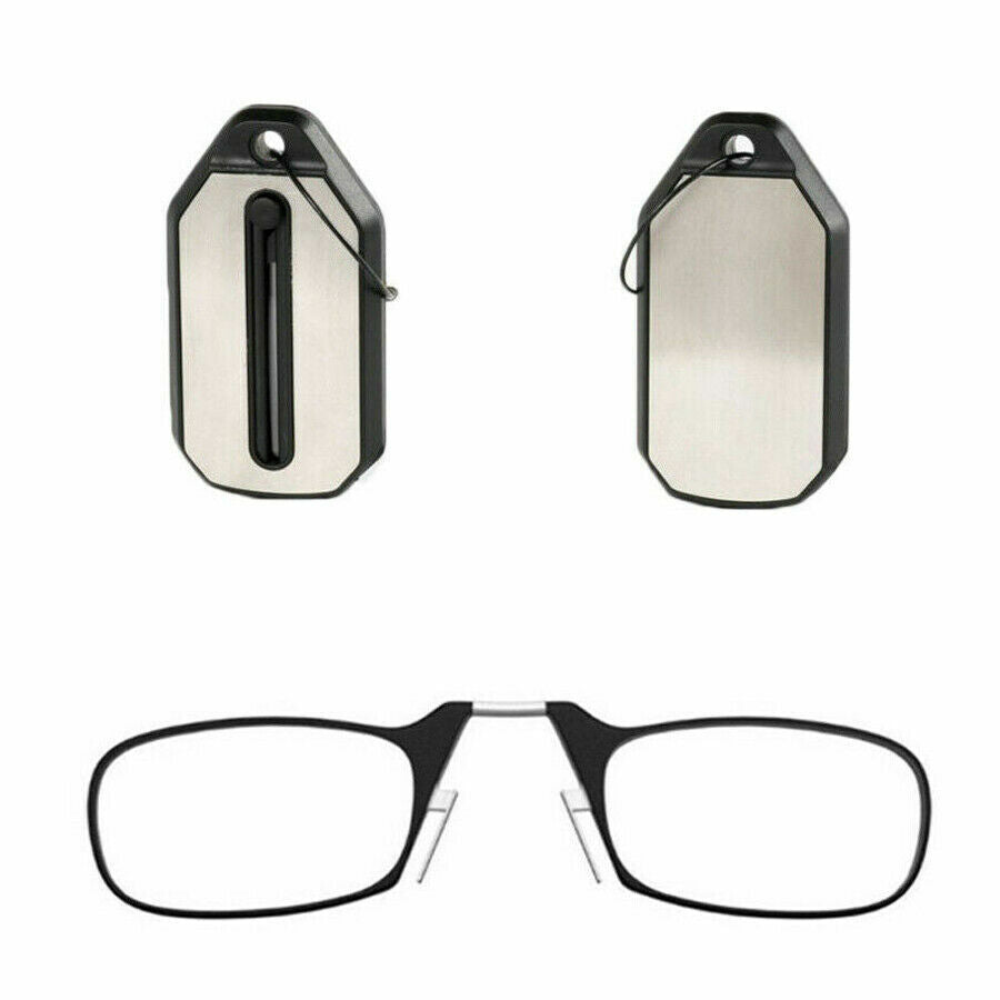 Comfortable Lightweight Anti-Slip Nose Bridge Templeless Clip Glasses