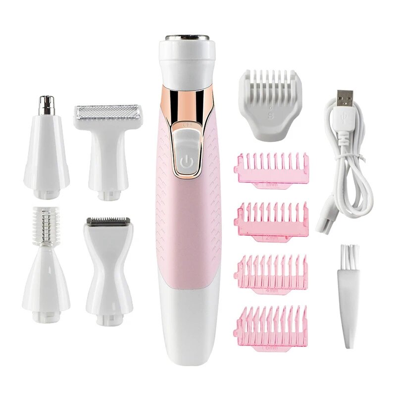 5-in-1 Women's Body Hair Remover – Smooth Skin, Head to Toe