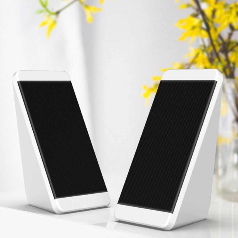 2Pcs Wired Personal Computer PC Desktop Speakers