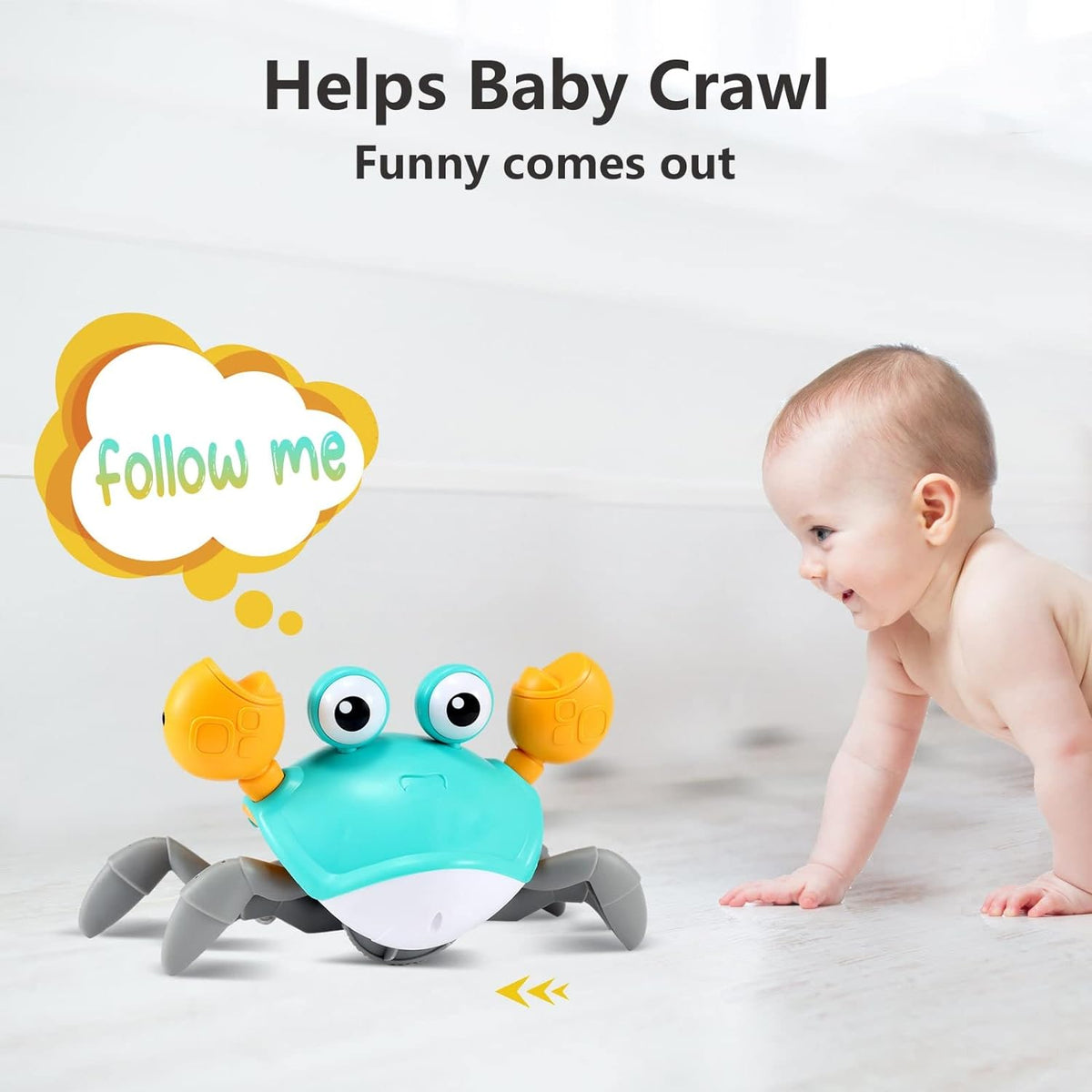 Crawling Crab Learning Toy For Infants