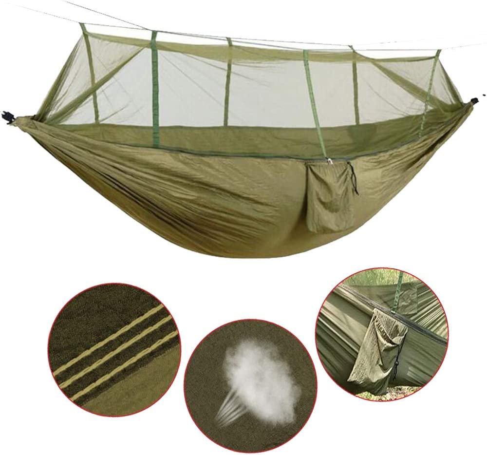 All-In-One Double Person Lightweight Backpacking Camping Hammock Tent With Mosquito Net