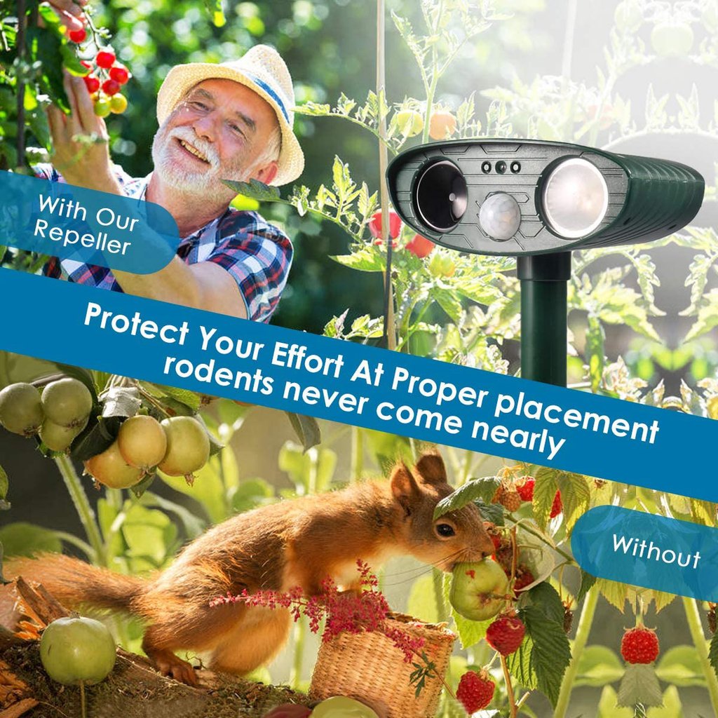 Ultrasonic Deer Repeller - Solar Powered