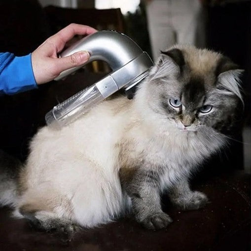 Cat Dog Vacuum Pet Hair Grooming Brush Tool