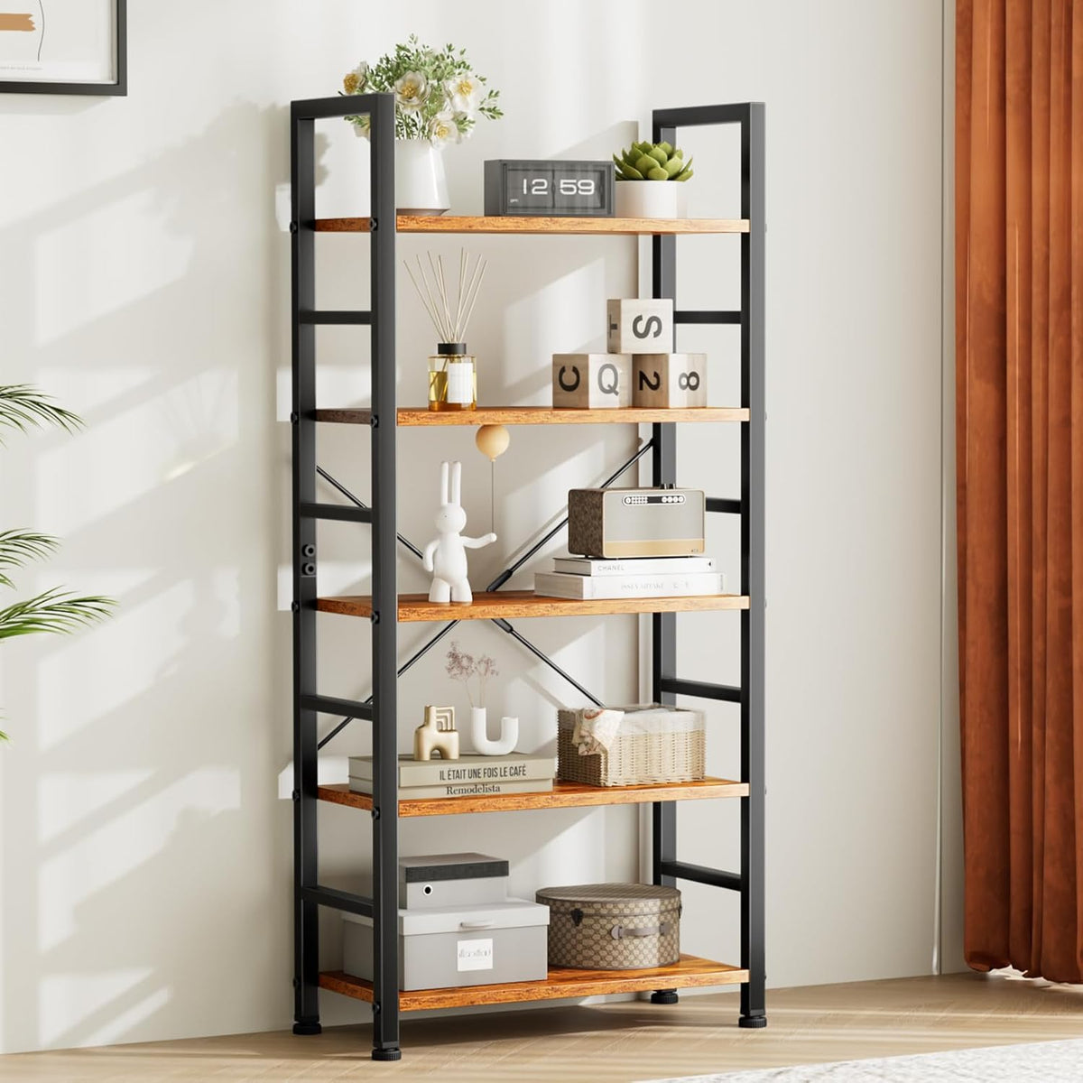 5 Tier Bookcase