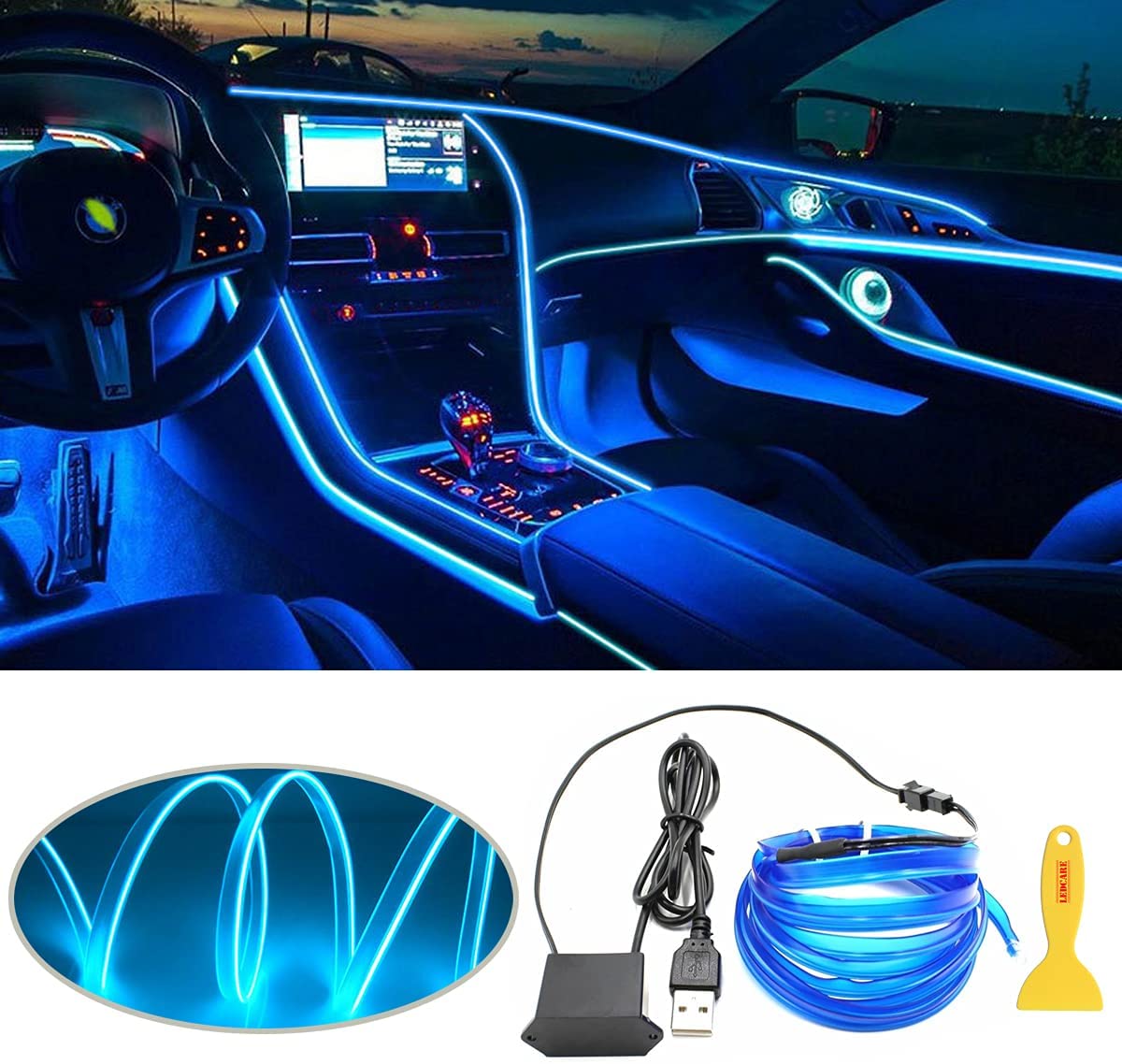 Car Interior Light Strips