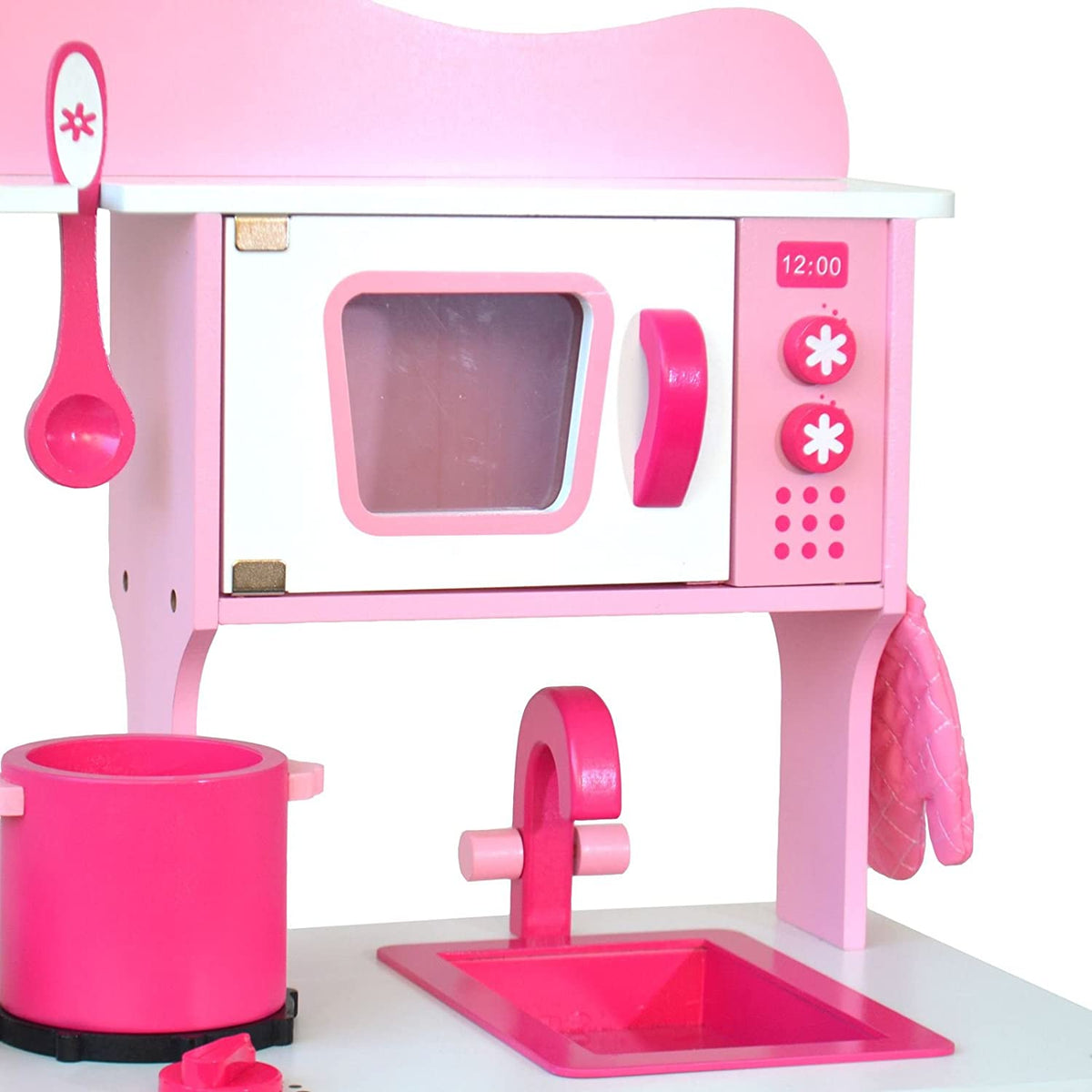 Premium Kids Pretend Play Room Kitchen Cooking Set