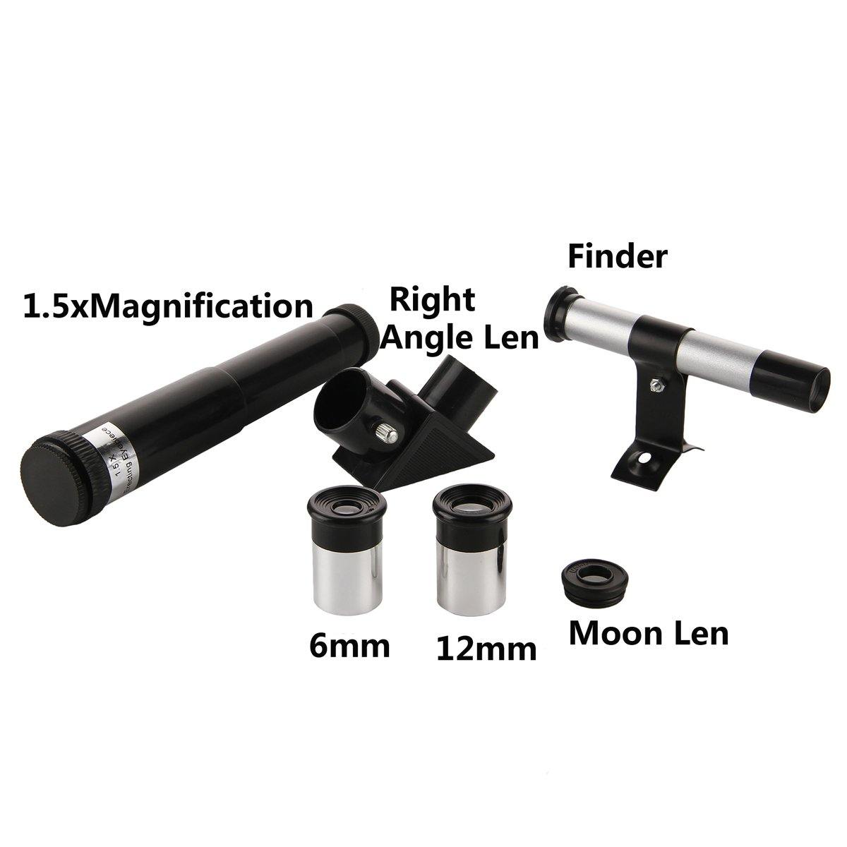 360x50mm 90x Zoom Astronomical Telescope + Tripod