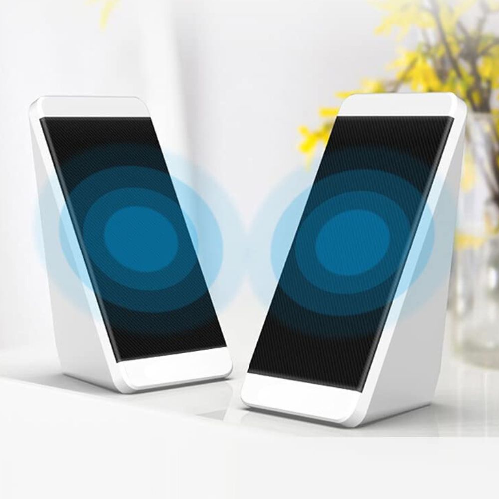 2Pcs Wired Personal Computer PC Desktop Speakers