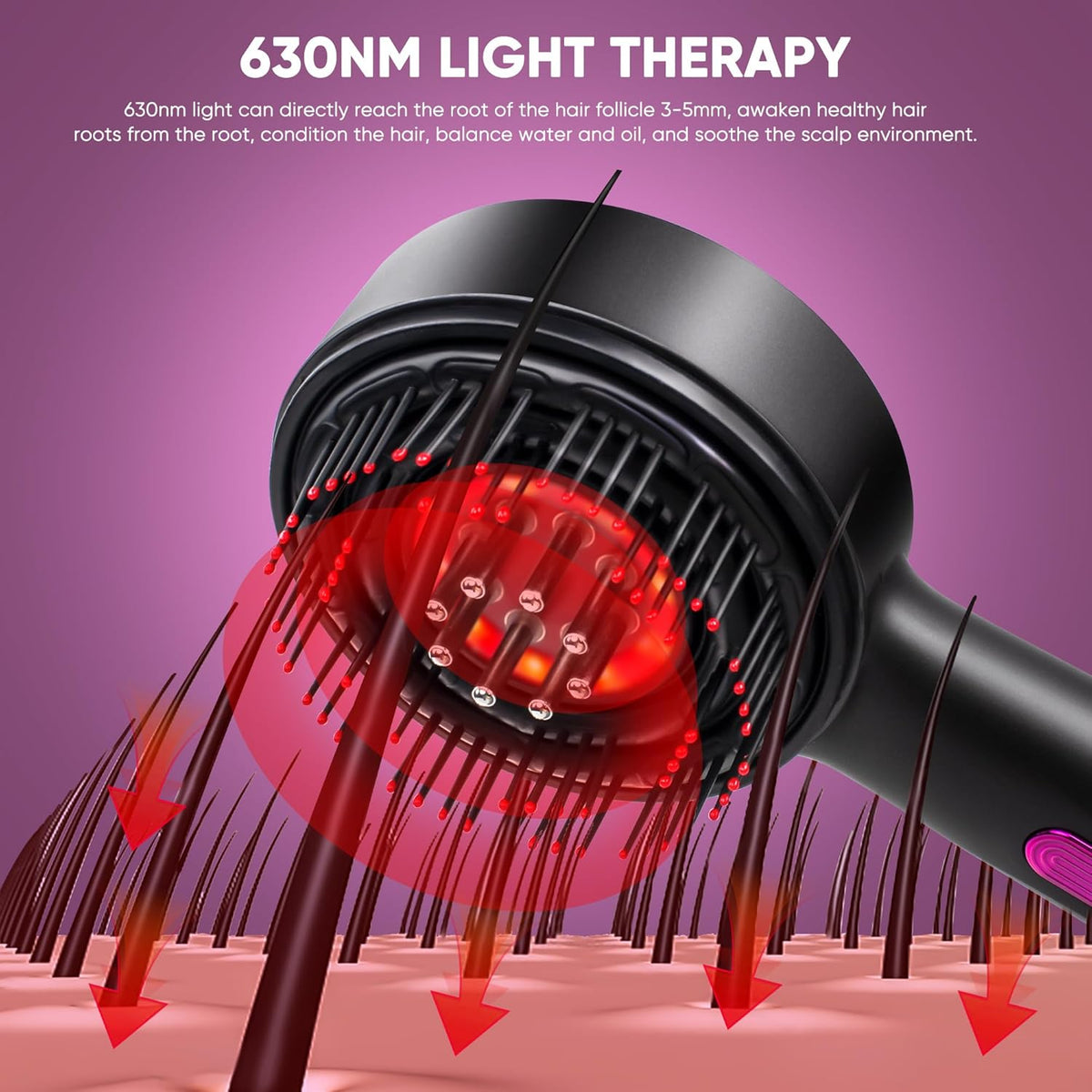 Scalp Massager With Hair Oil Applicator For Hair Growth