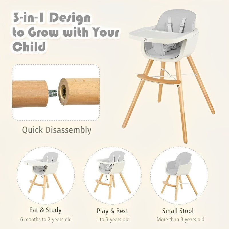 3-IN-1 Baby High Chair