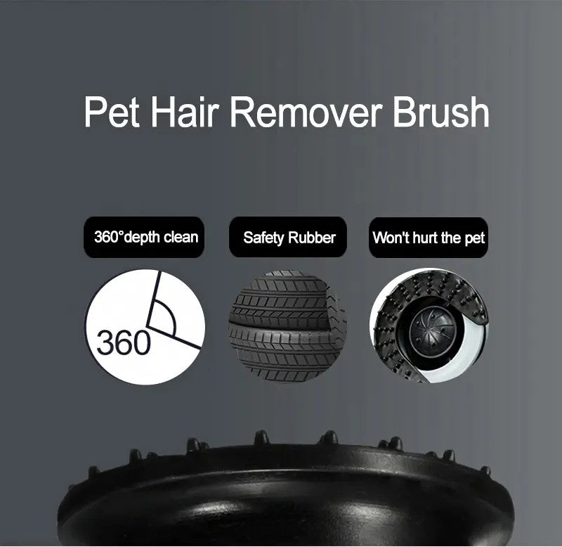 Cat Dog Vacuum Pet Hair Grooming Brush Tool