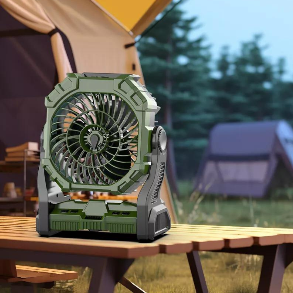 Compact Portable Camping Water Misting Cooling Fan