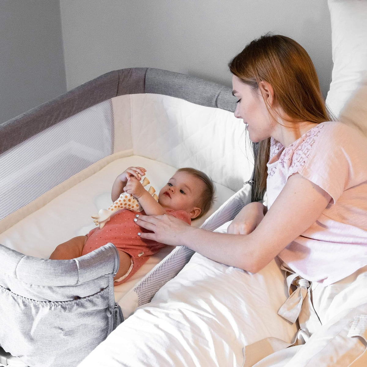 3-in-1 Baby Bedside Co-Sleeper Bassinet