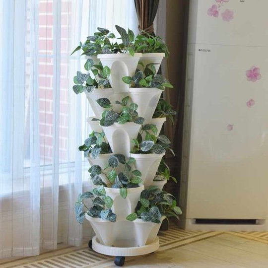 Stand Stacking Planters Strawberry Planting Pots