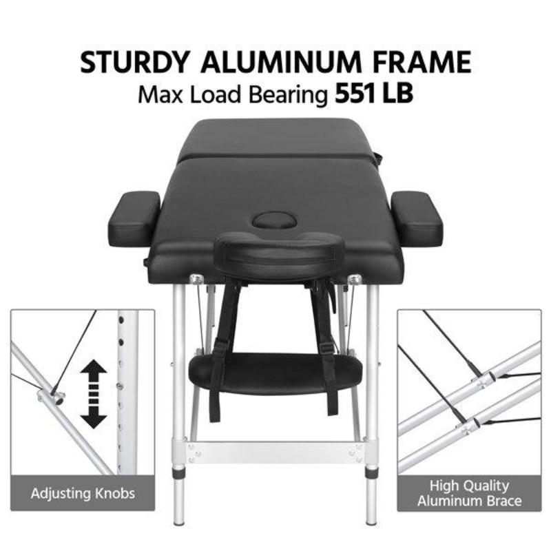 Aluminum Massage Tables With Adjustable Height