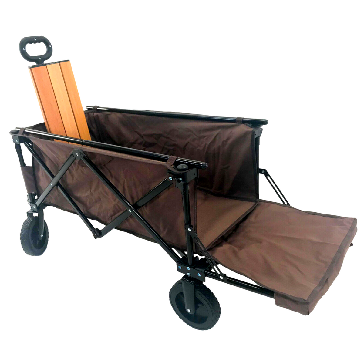 Collapsible Outdoor Lawn Garden Yard Wagon Planting Cart