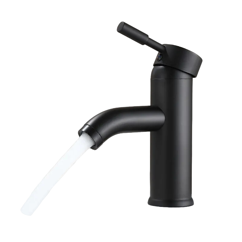 Elegant Matte Black Bathroom Mixer Tap – Modern Design for Contemporary Spaces