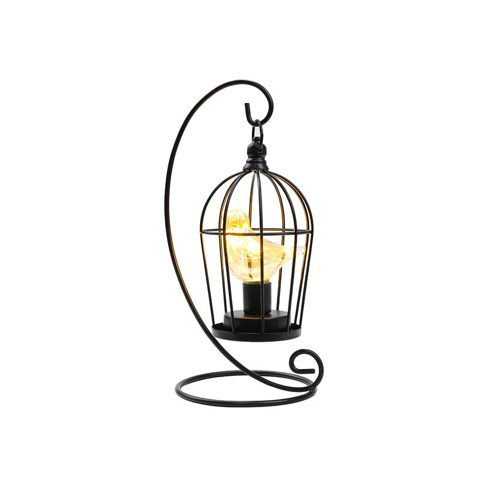 Vintage Birdcage Table Lamp – Illuminate Your Space with Timeless Elegance