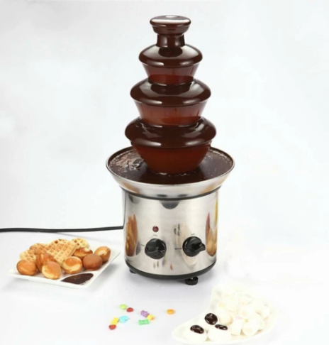 4 Tier Chocolate Fondue Fountain Machine