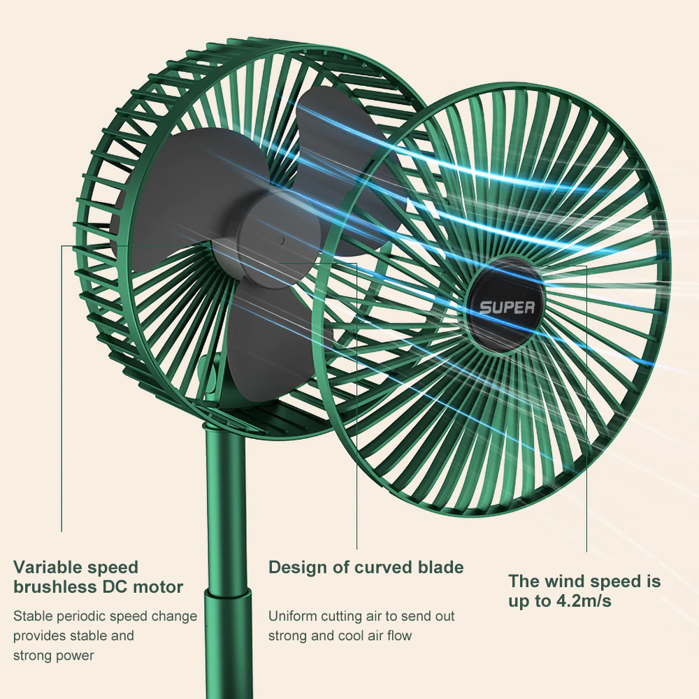 Rechargeable Small Portable Cooling Mini Fan