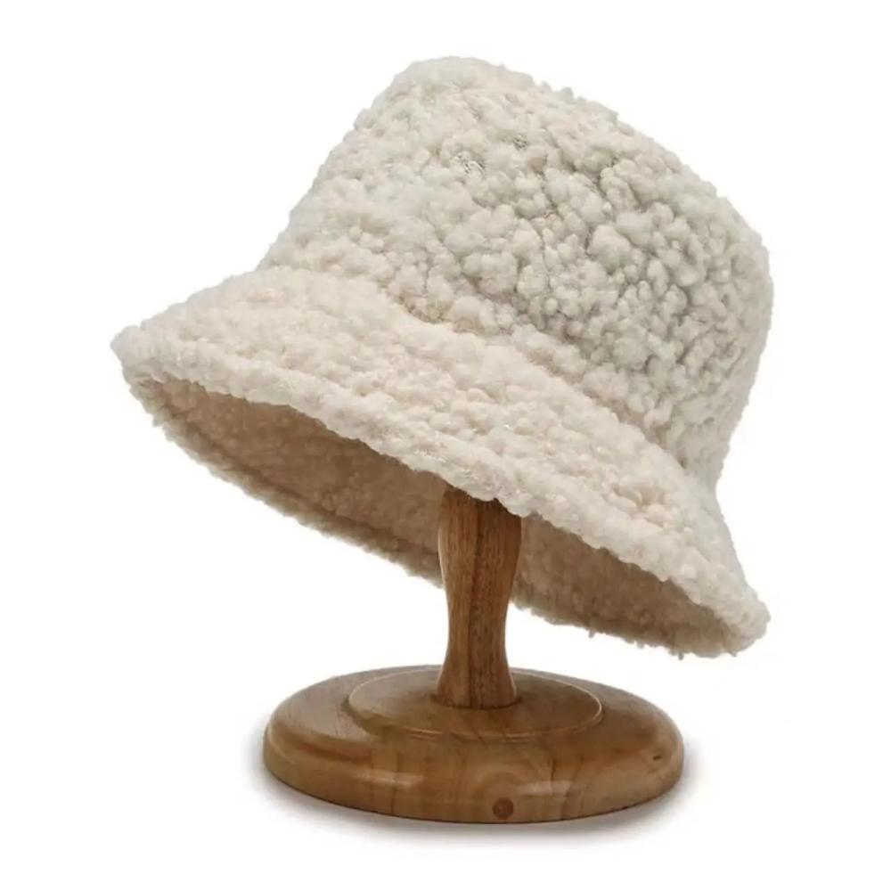 Cozy Lambswool Bucket Hat – Unisex Warmth for Outdoor Adventures