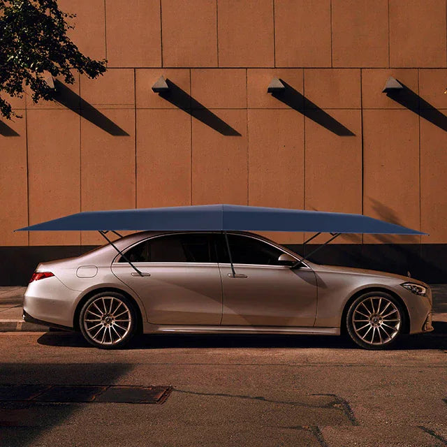 Remote Controlled Portable Car Roof Sunshade Umbrella Canopy