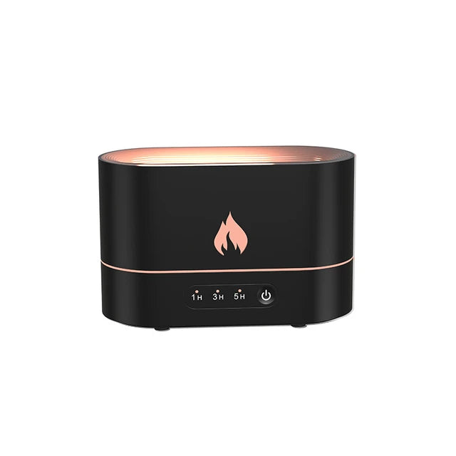 Relaxing 3D RGB Color Changing Tabletop Flame Humidifier