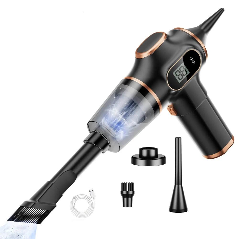 5-in-1 Cordless Car Vacuum – Ultimate Portable Cleaning Tool